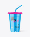 Glossy Soda Cup Mockup