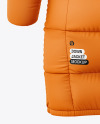 Woman's Down Jacket Mockup - Back View