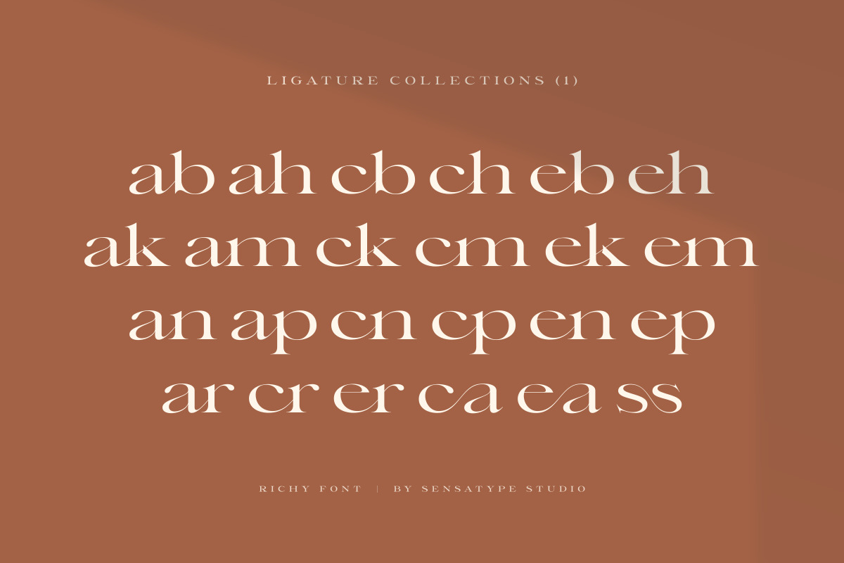 Richy - Unique Chic Font Richy - Unique Chic Font
