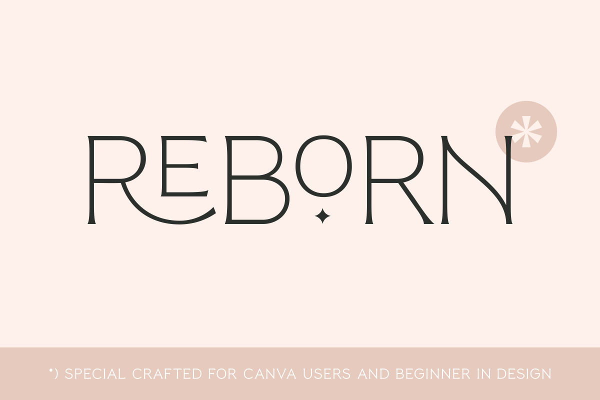 Reborn - Modern Chic Font Reborn - Modern Chic Font