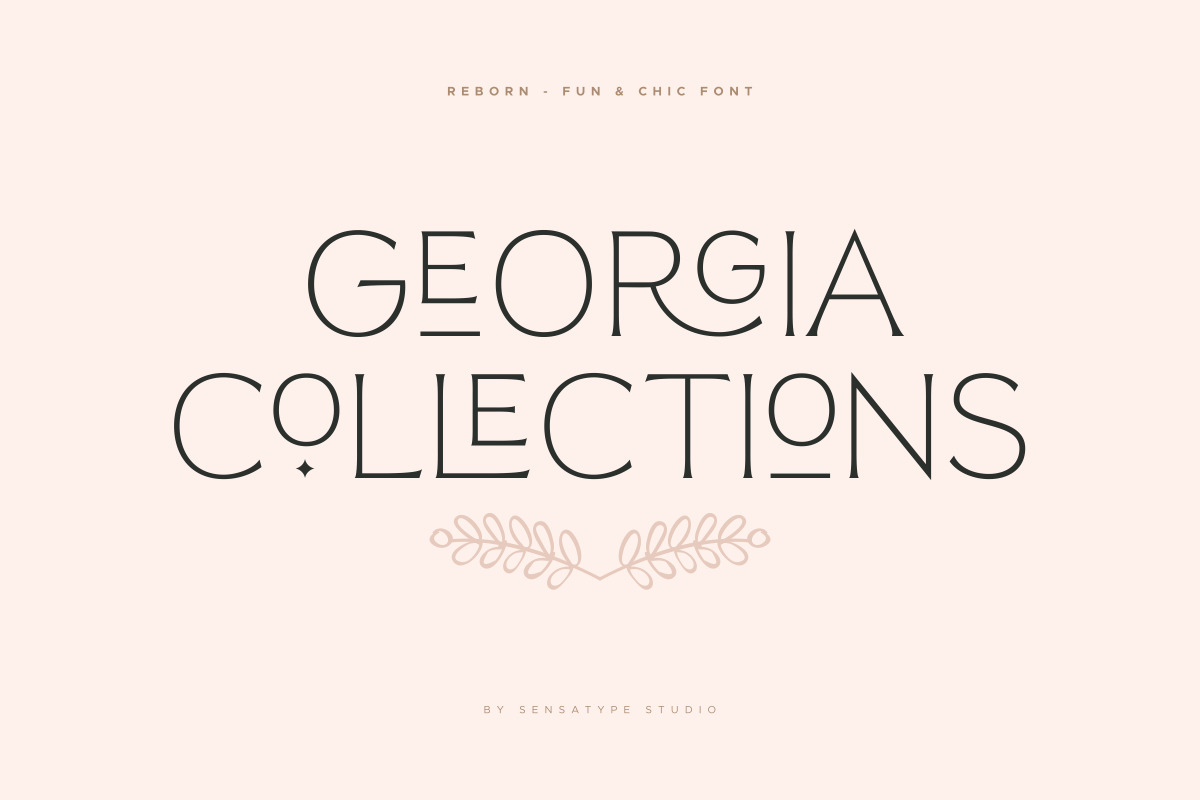 Reborn - Modern Chic Font Reborn - Modern Chic Font