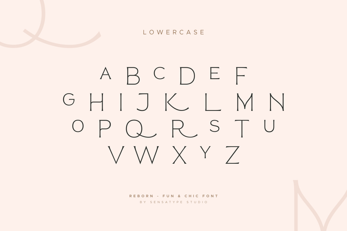 Reborn - Modern Chic Font