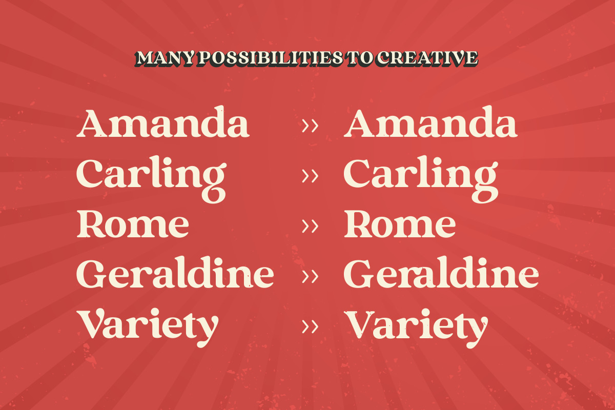 Vintage - Retro Serif Font Vintage - Retro Serif Font