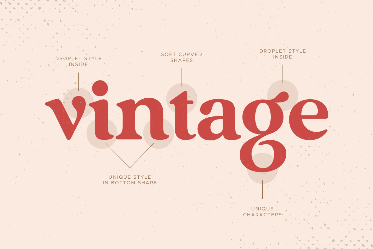 Vintage - Retro Serif Font Vintage - Retro Serif Font