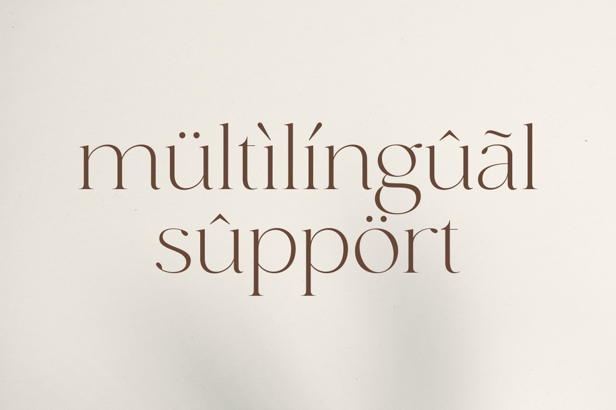 Fonde - elegant chic font