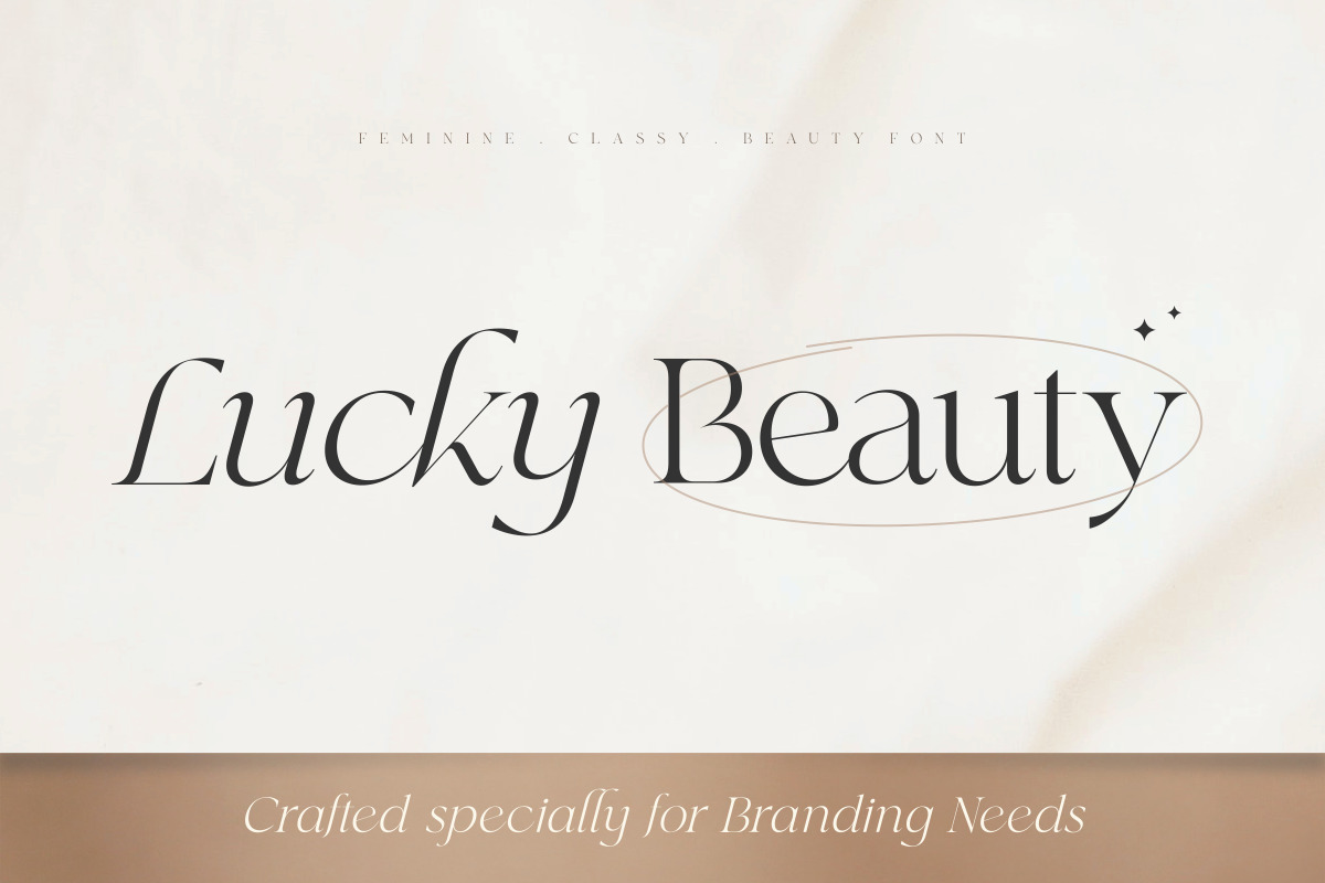 Lucky Beauty - Styled Classy Serif Lucky Beauty - Styled Classy Serif
