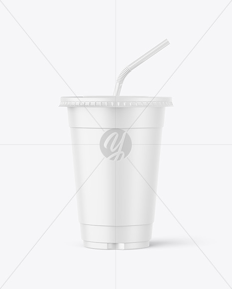 Matte Soda Cup Mockup