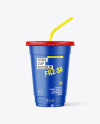 Matte Soda Cup Mockup