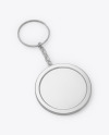 Round Keychain Mockup