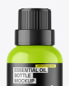 Glossy Essential Oil Bottle Mockup