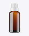 Amber Glass Essential Oil Bottle Mockup