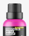 Matte Essential Oil Bottle Mockup