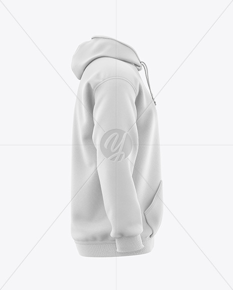 Men's Hoodie Mockup - Side View Men's Hoodie Mockup - Side View