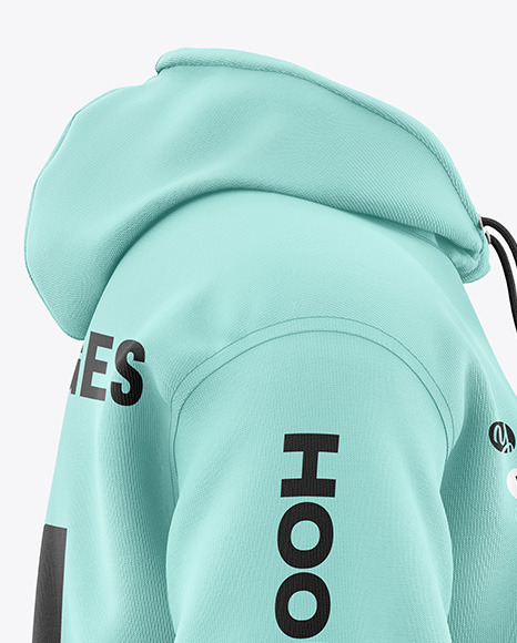 Men's Hoodie Mockup - Side View Men's Hoodie Mockup - Side View