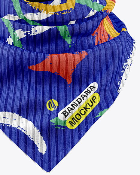 Men's Fleece Bandana Mockup