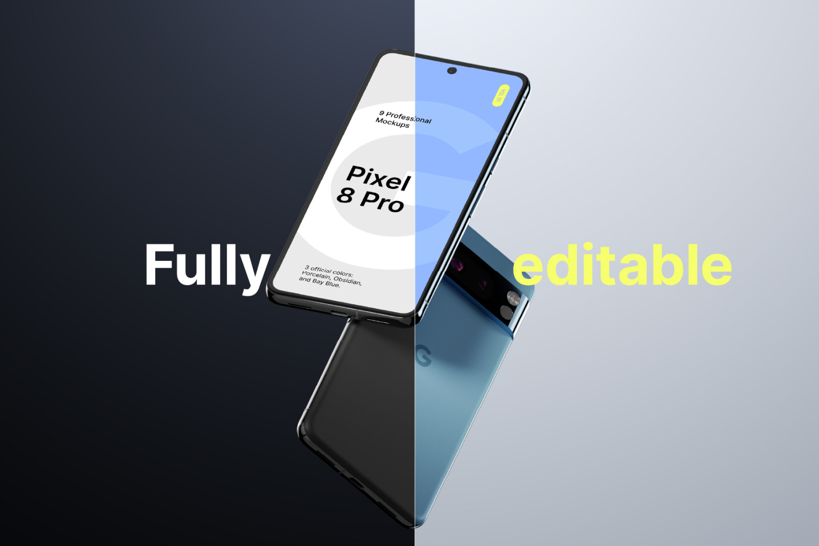 Google Pixel 8 Pro - Mockups Google Pixel 8 Pro - Mockups