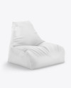 Leather Bean Bag Chair Mockup