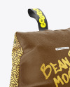 Leather Bean Bag Chair Mockup
