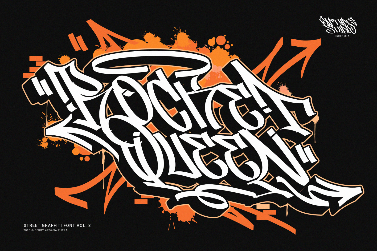 Rocket Queen | Ultimate Street Graffiti Font Vol. 3 Rocket Queen | Ultimate Street Graffiti Font Vol. 3