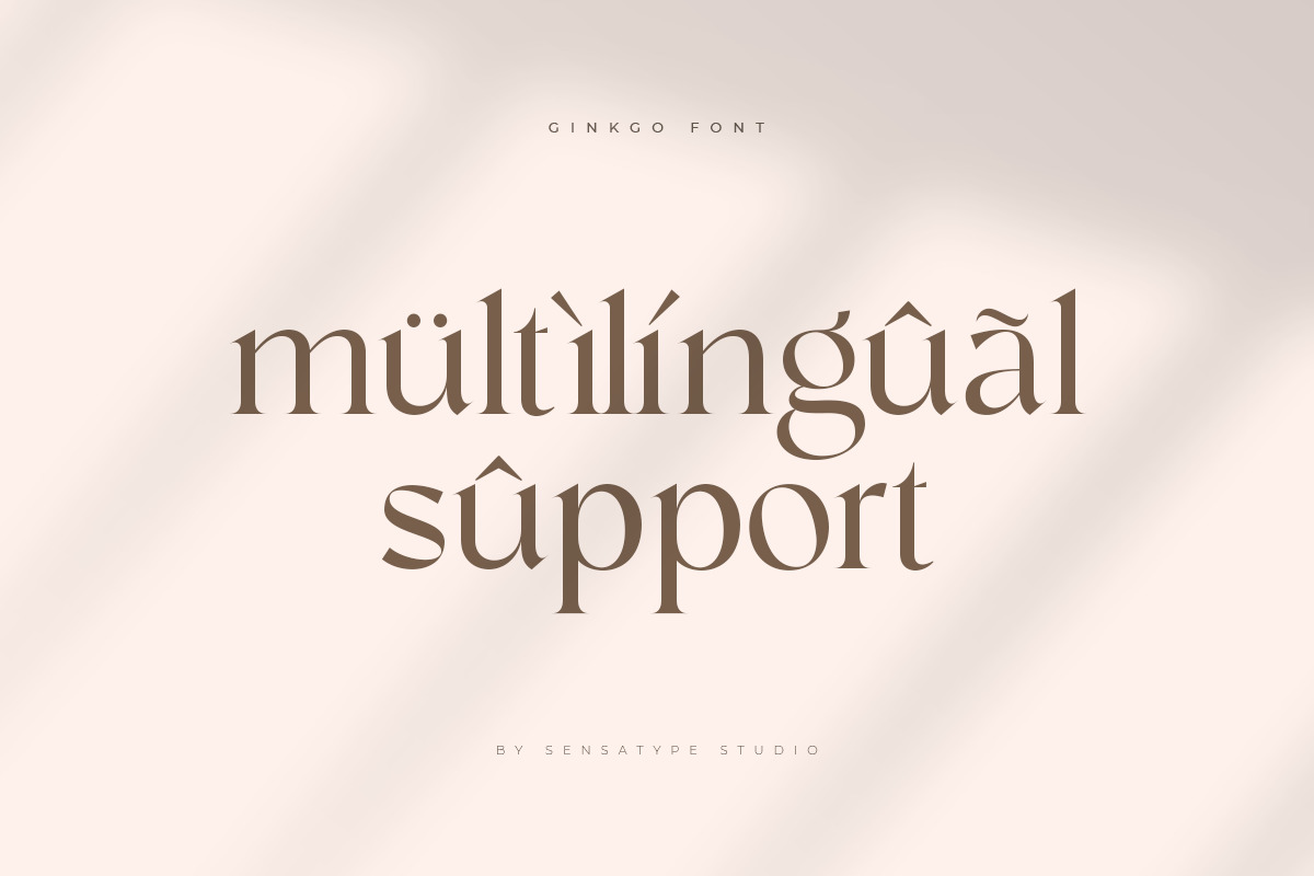 Ginkgo - Modern Classy Serif Font