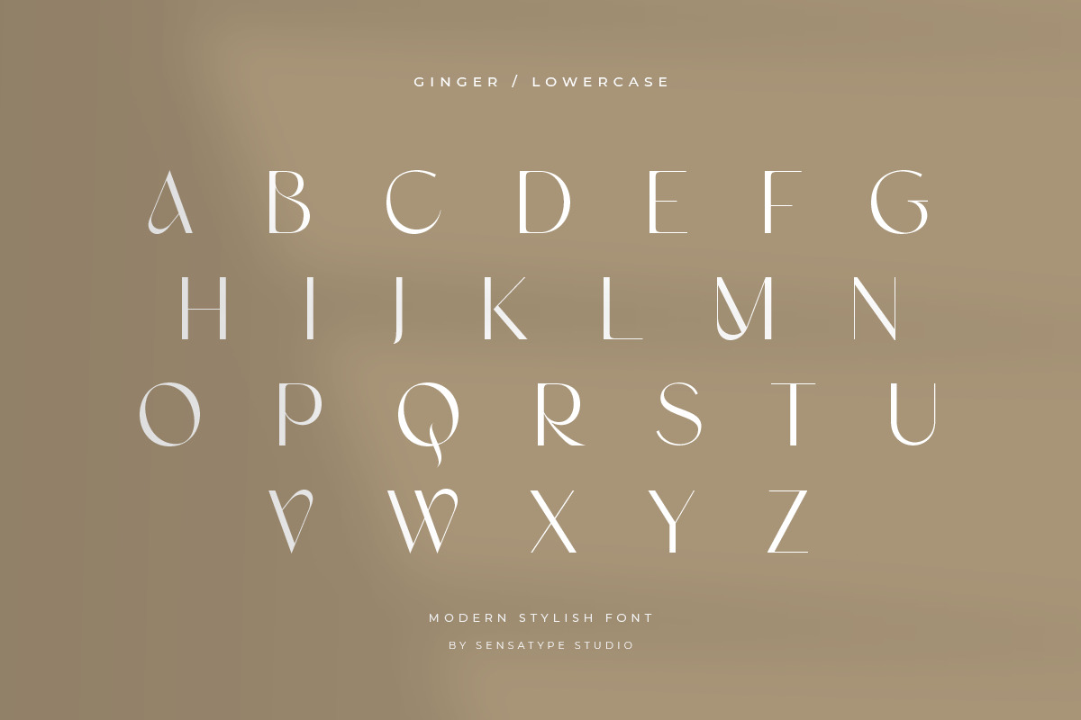 Ginger - Modern Stylish Font