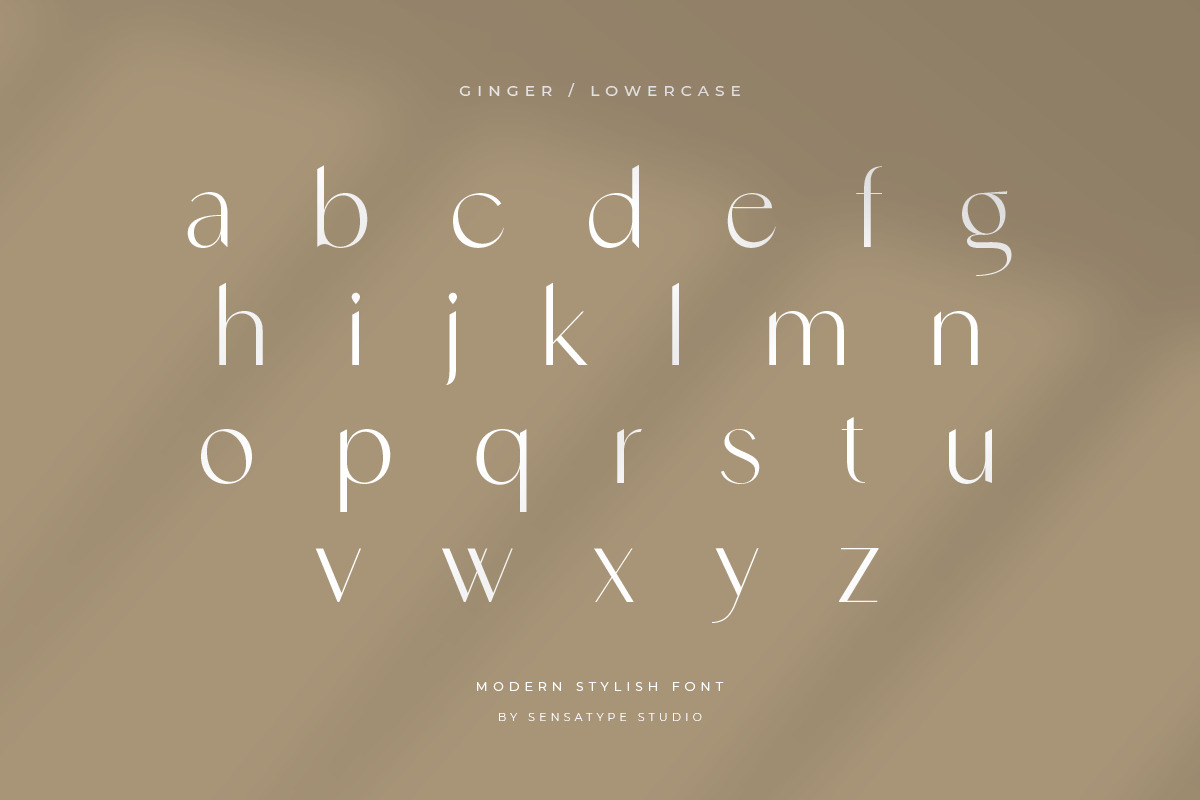 Ginger - Modern Stylish Font