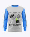 Men’s Long Sleeve T-Shirt Mockup - Front View