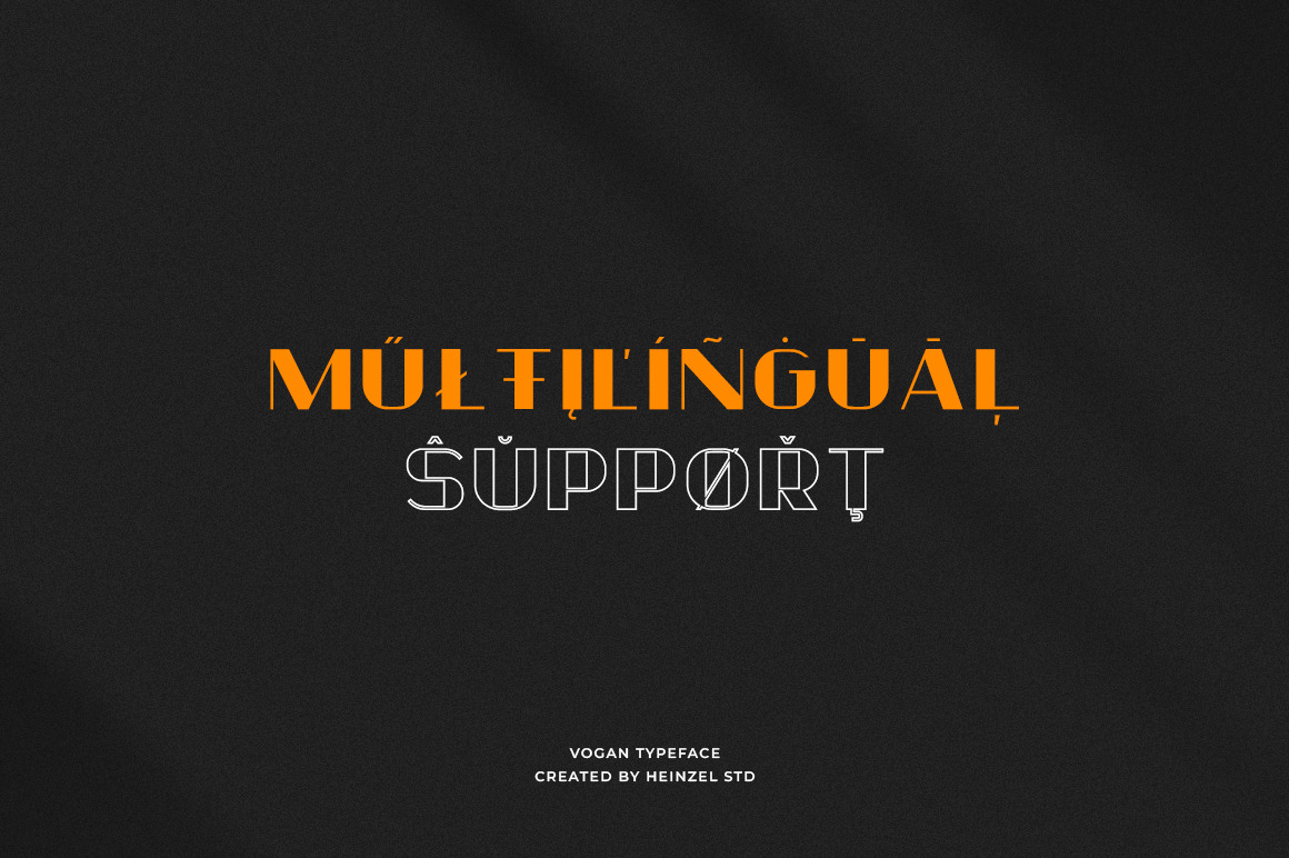 Vogan Typeface Font Vogan Typeface Font