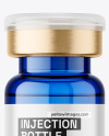 Blue Injection Bottle Mockup