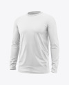 Men’s Long Sleeve T-Shirt Mockup - Half Side View