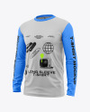 Men’s Long Sleeve T-Shirt Mockup - Half Side View