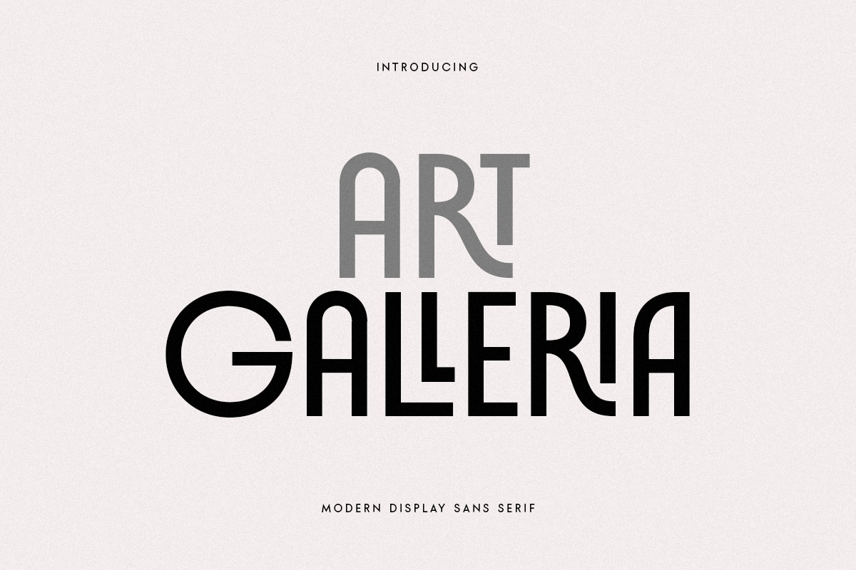 Art Galleria – Modern Display Sans Serif