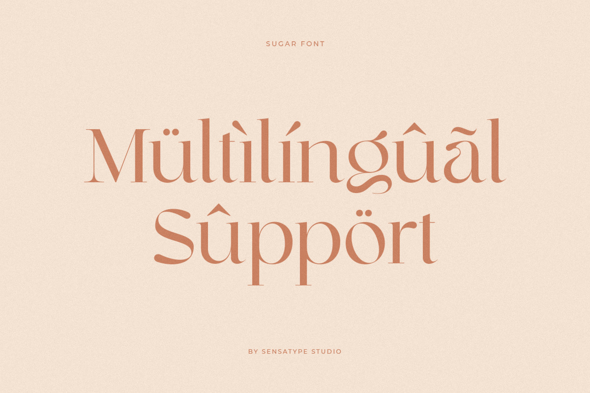 Sugar - Gorgeous Modern Font