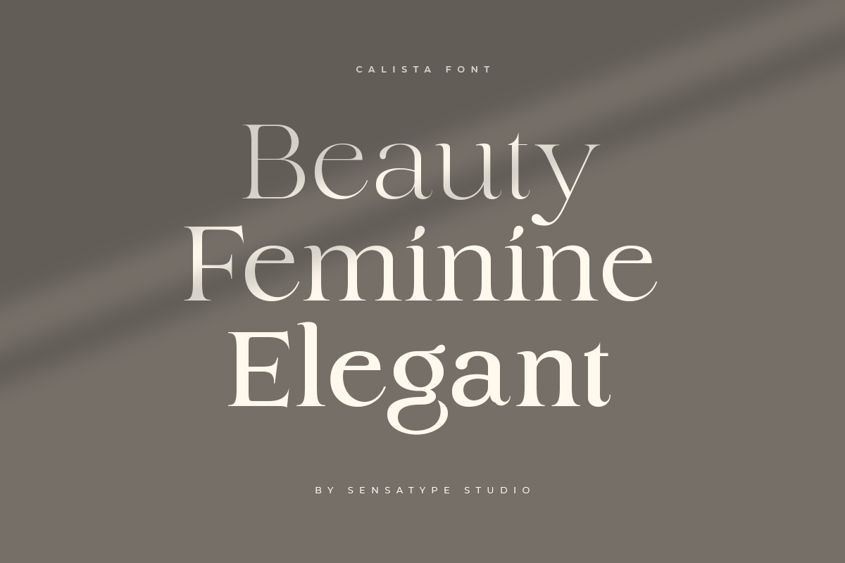 Calista - Classy Elegant Font