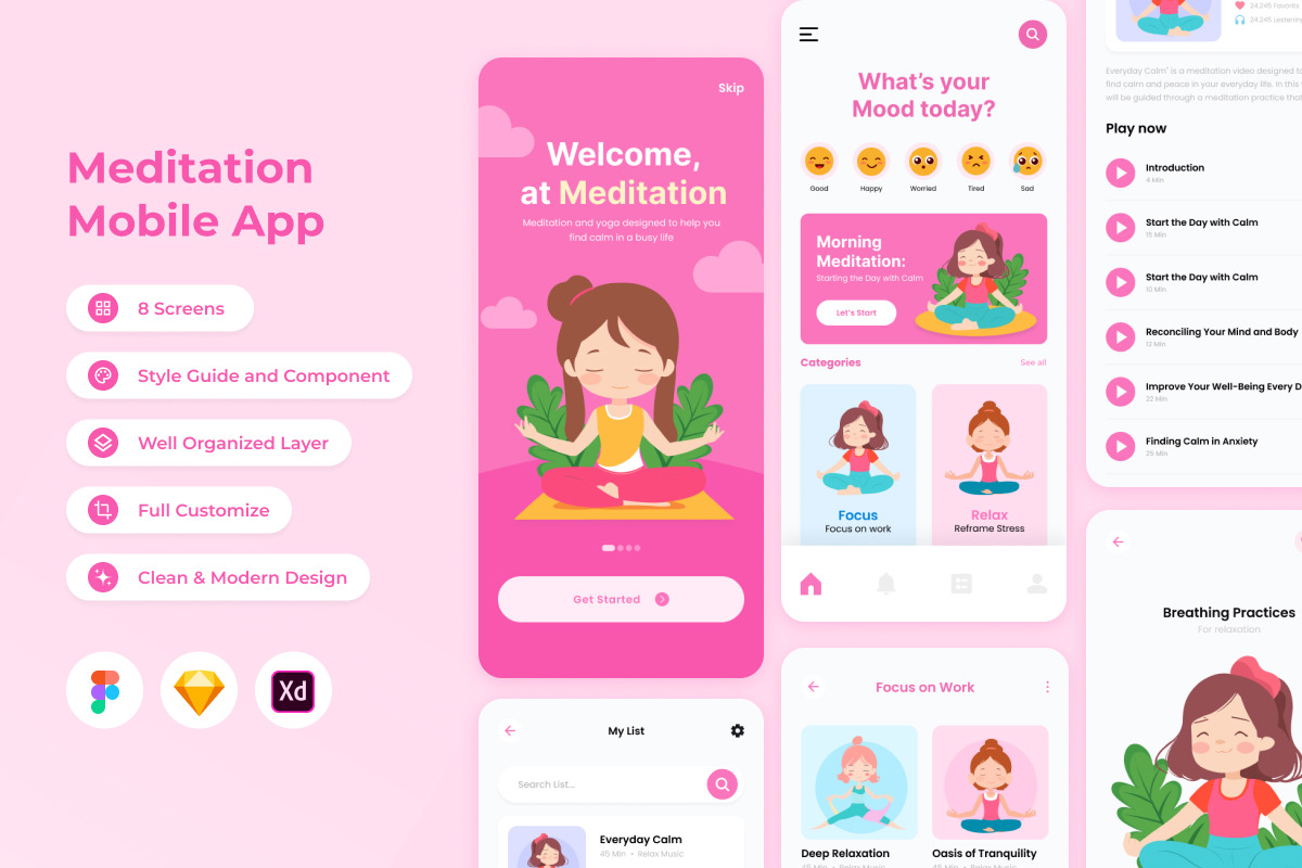 Mindful - Meditation Mobile App Mindful - Meditation Mobile App