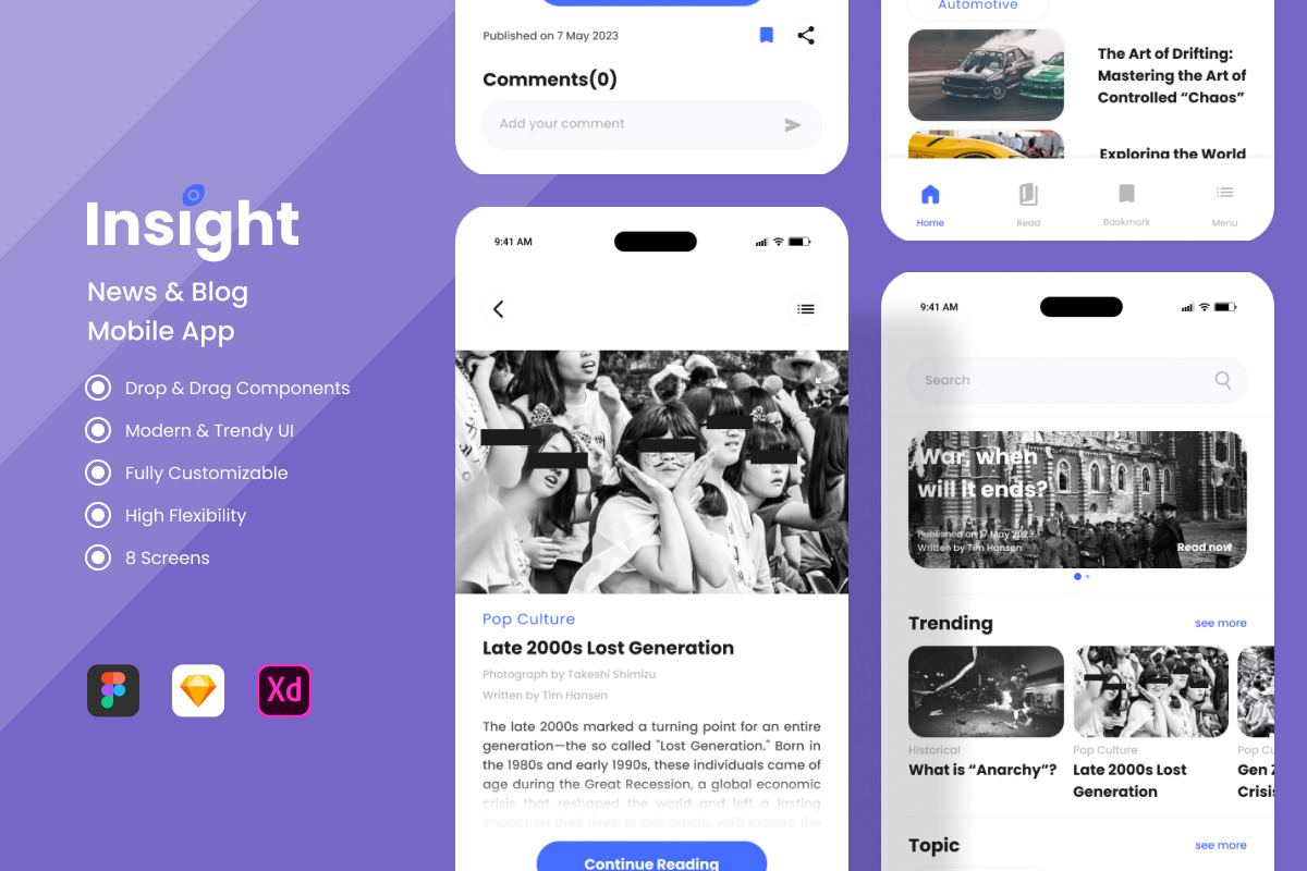 Insight - News &amp; Blog Mobile Apps