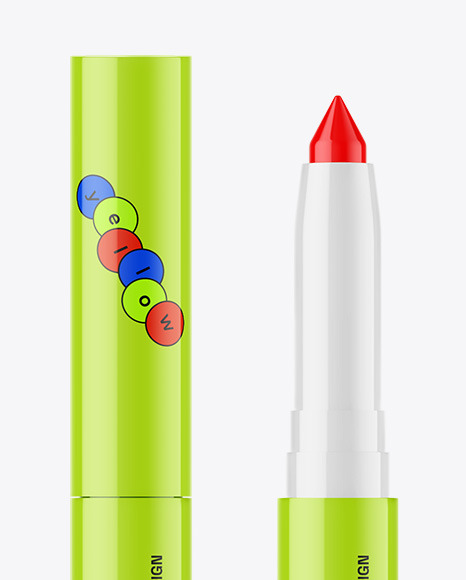 Glossy Lip Liner Mockup