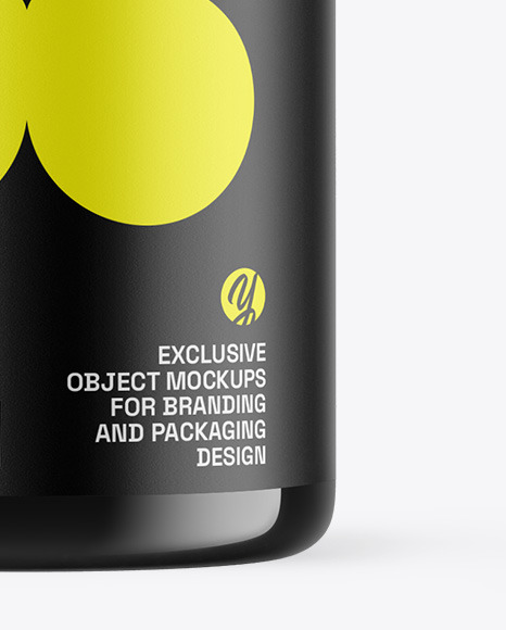 Dark Amber Glass Essential Oil Bottle Mockup