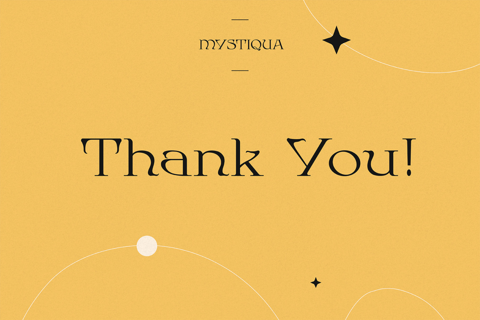 Mystiqua - Art Nouveau Inspired Typeface