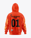 Oversize Hoodie Mockup - Back View