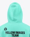 Oversize Hoodie Mockup - Back View