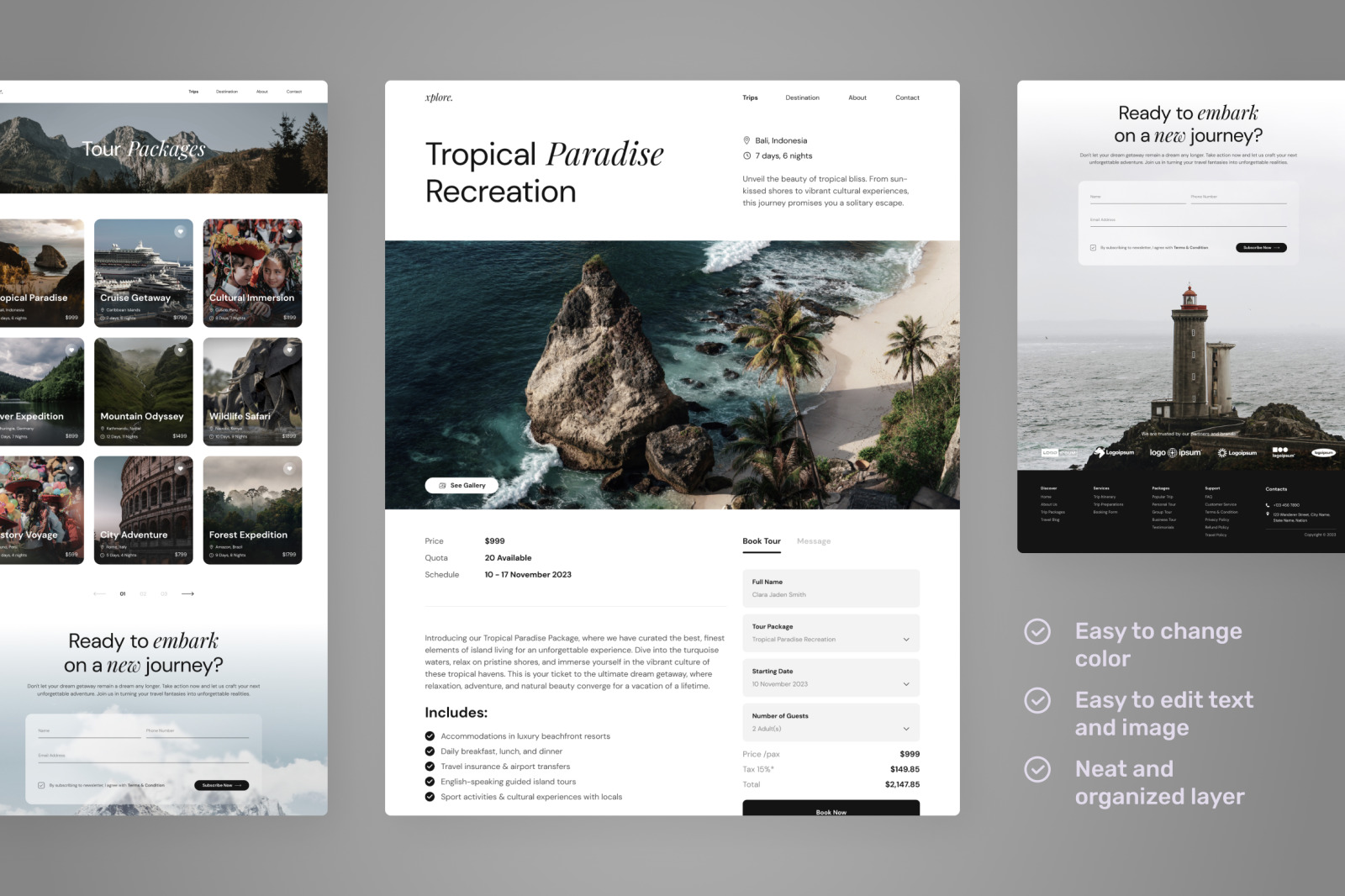 Xplore - Travel Agency Website Xplore - Travel Agency Website