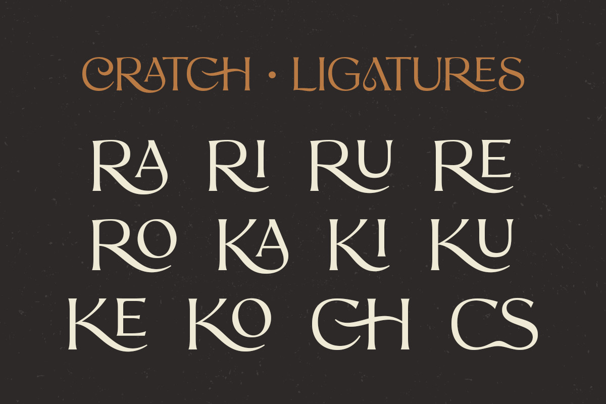 CRATCH - Heritage Vintage Typeface