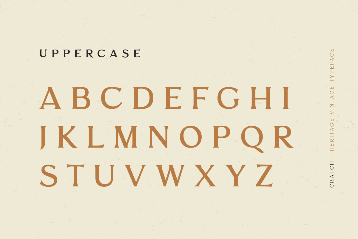 CRATCH - Heritage Vintage Typeface