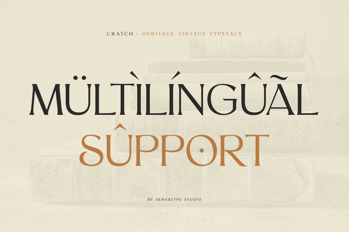 CRATCH - Heritage Vintage Typeface