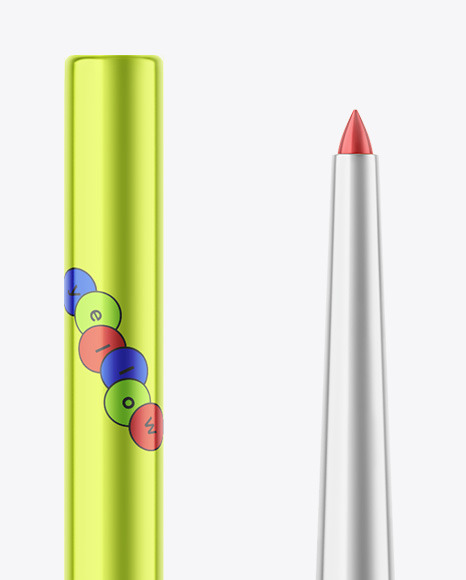 Metallic Lip Liner Mockup