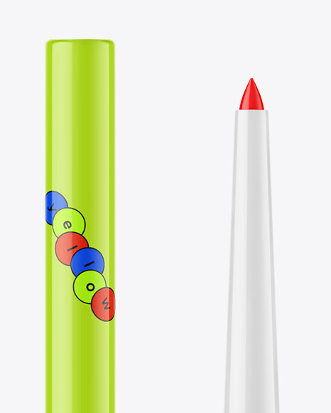 Glossy Lip Liner Mockup