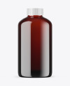 Dark Amber Glass Essential Oil Bottle Mockup