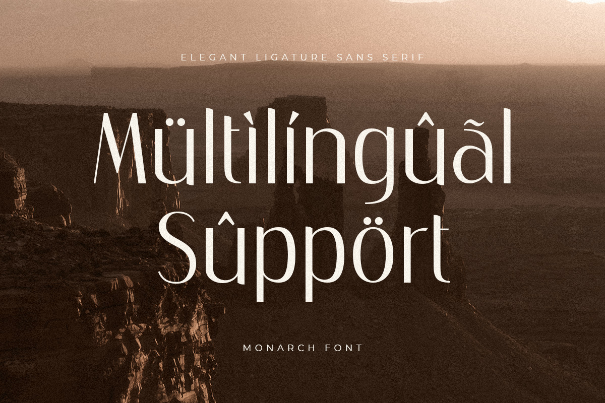 Monarch - Elegant Ligature Serif Monarch - Elegant Ligature Serif