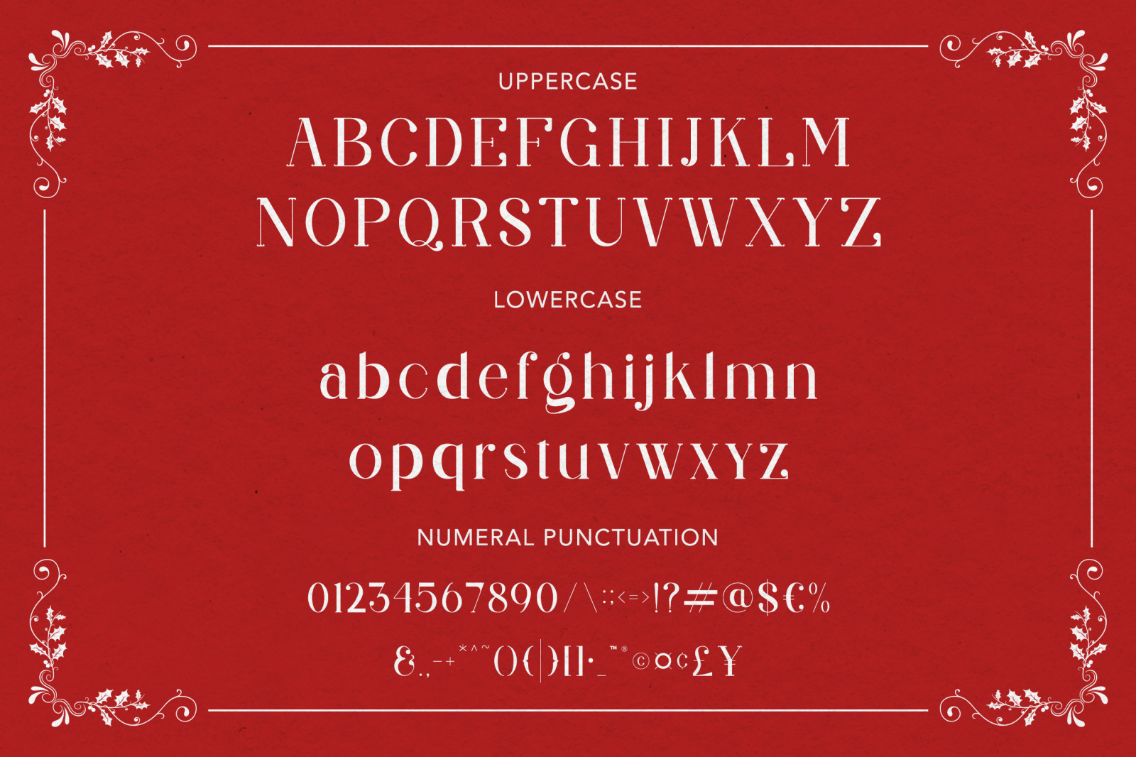 Magic Christmas - Elegant Serif font Magic Christmas - Elegant Serif font